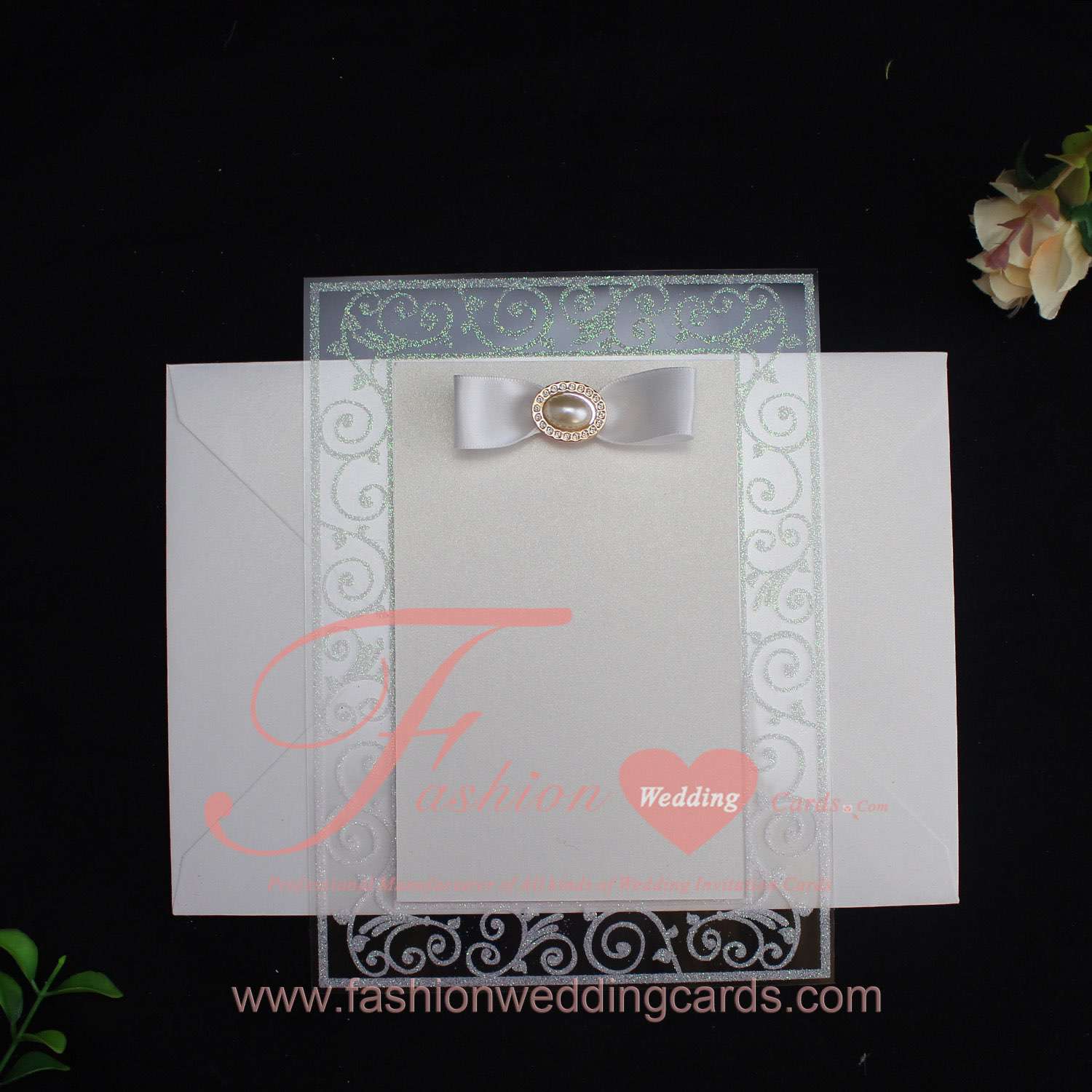 Latest Create Handmade Transparent Wedding Invitation Online